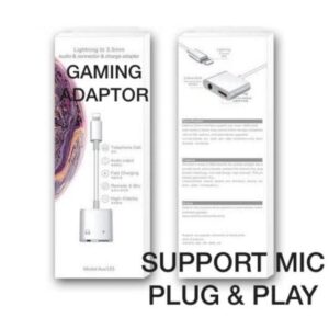 [Support Mic For PUBG] Aux Audio Cable Lightning To 3.5mm Jack Audio